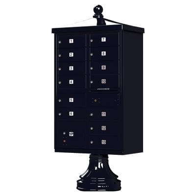 Decorative 13 Door Traditional Apartment Mailbox for Sale